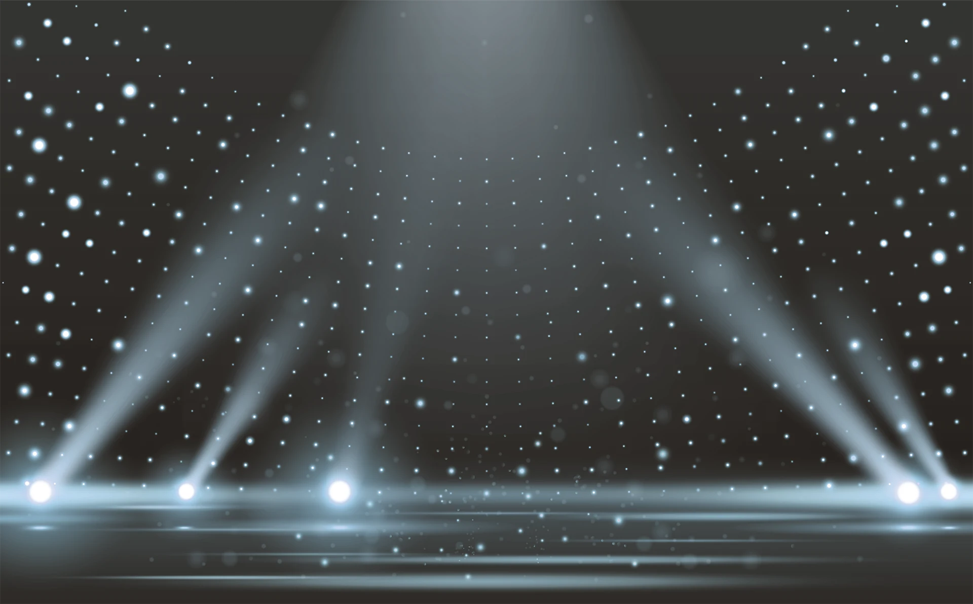 Bühne und Lichtshow beim EHC Happy Weekend